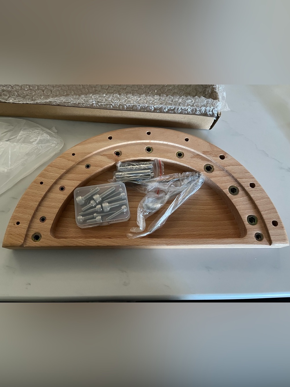 Wooden Pegboard for Occupational Therapy Finger Dexterity